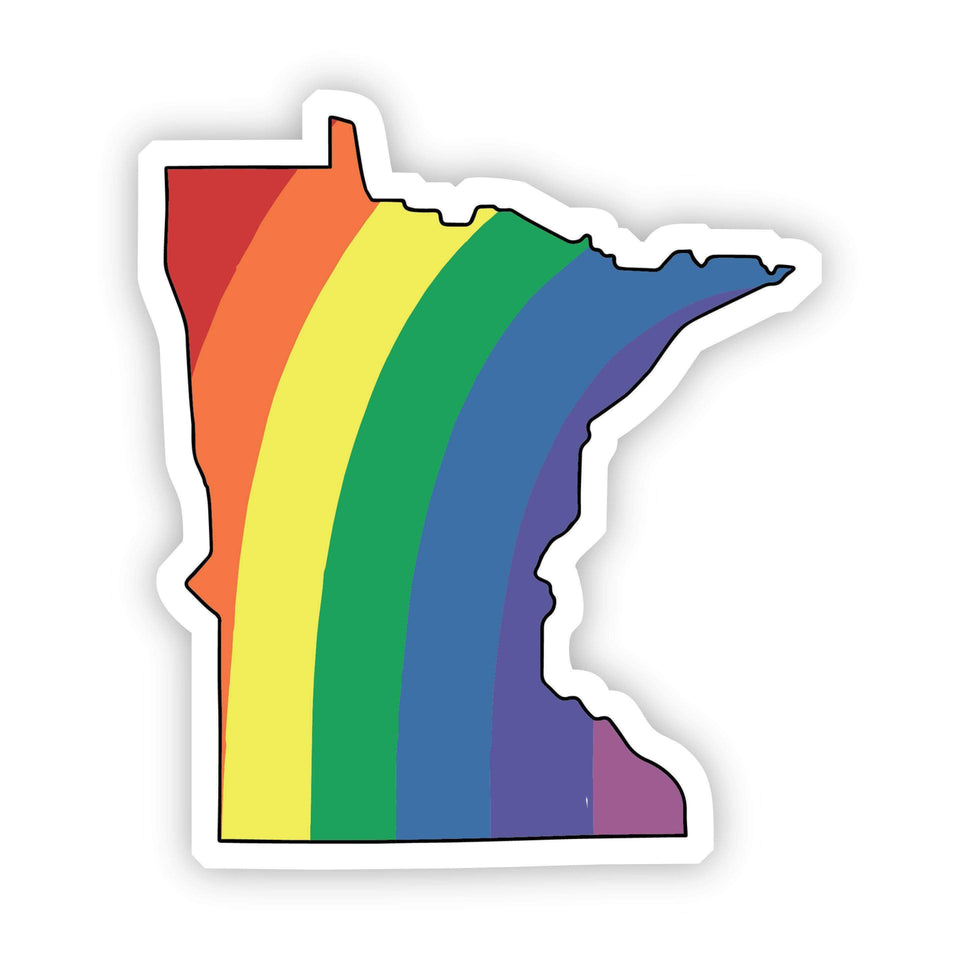 Minnesota Rainbow Sticker
