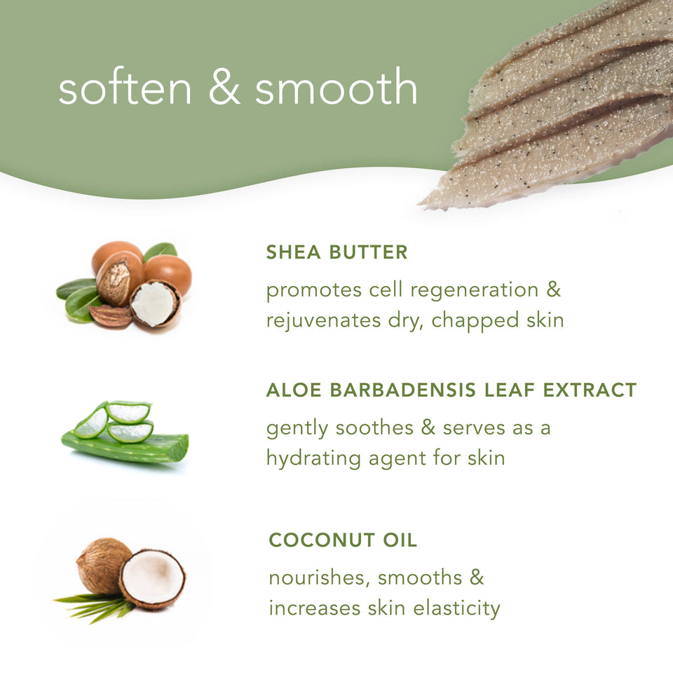 Pure Grit | gentle exfoliating foot scrub