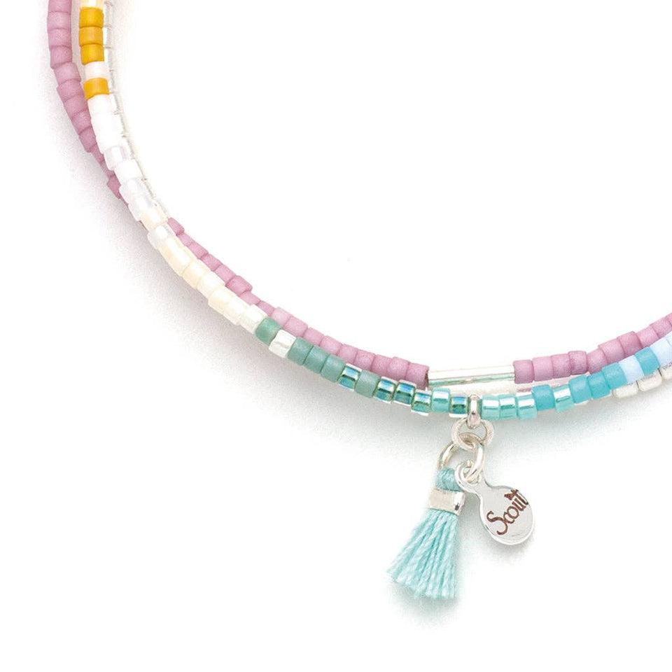 Chromacolor Miyuki Bracelet Trio - Bright Multi/Silver