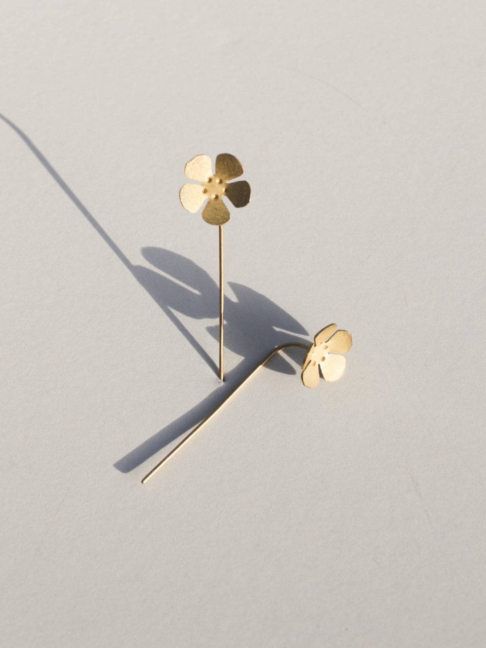 Forget-Me-Not Threader Earrings