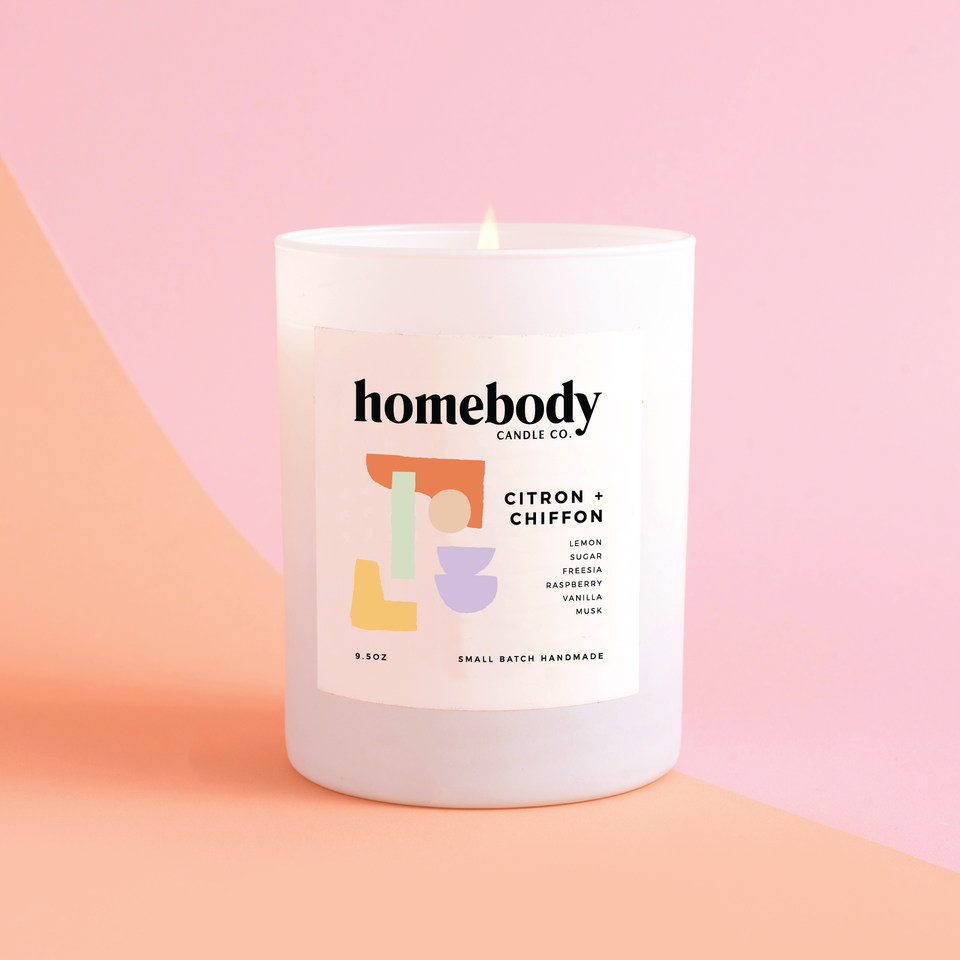 Citron + Chiffon • burn + bloom candle ✸ 2025 Spring