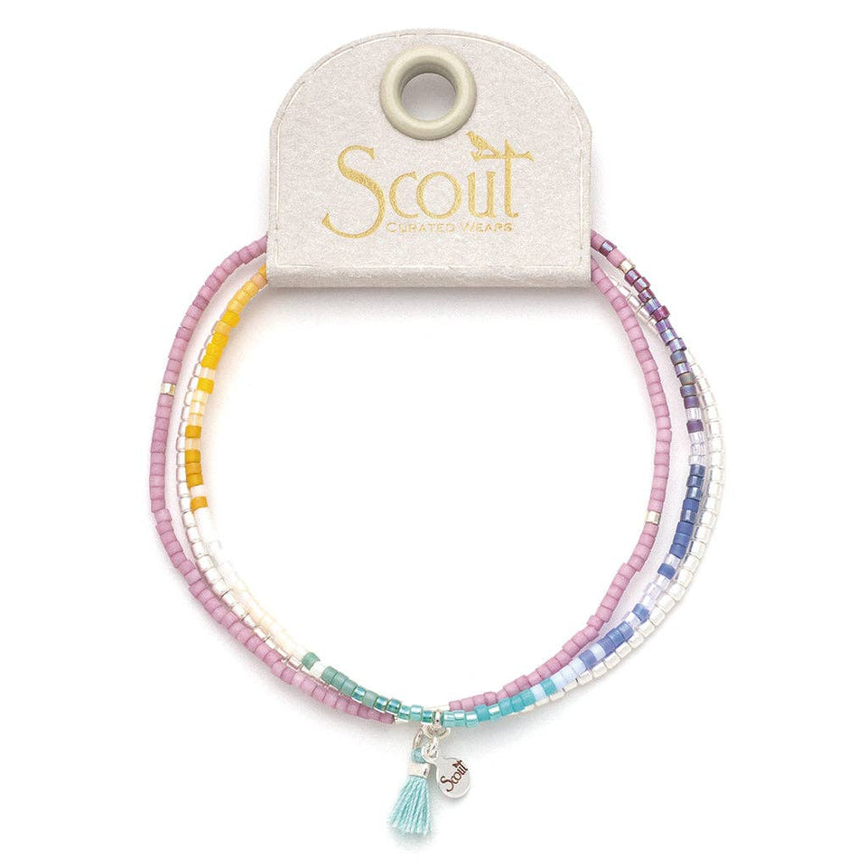 Chromacolor Miyuki Bracelet Trio - Bright Multi/Silver