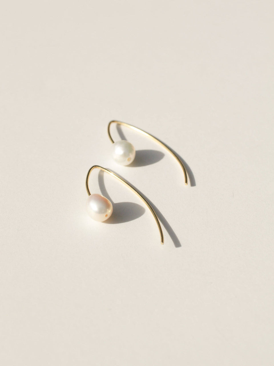 Pearl Threader Earrings