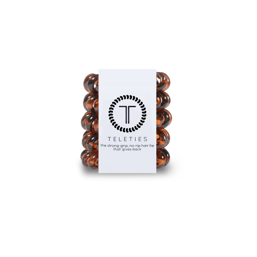 Teleties Tortoise Tiny Hair Ties
