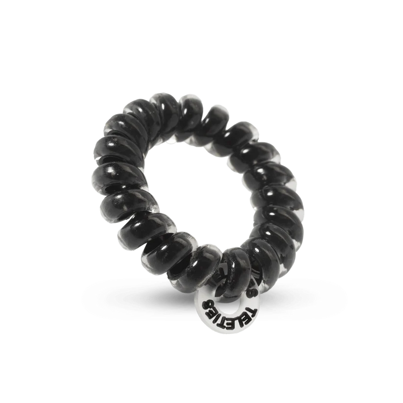 Teleties Jet Black Tiny Hair Ties