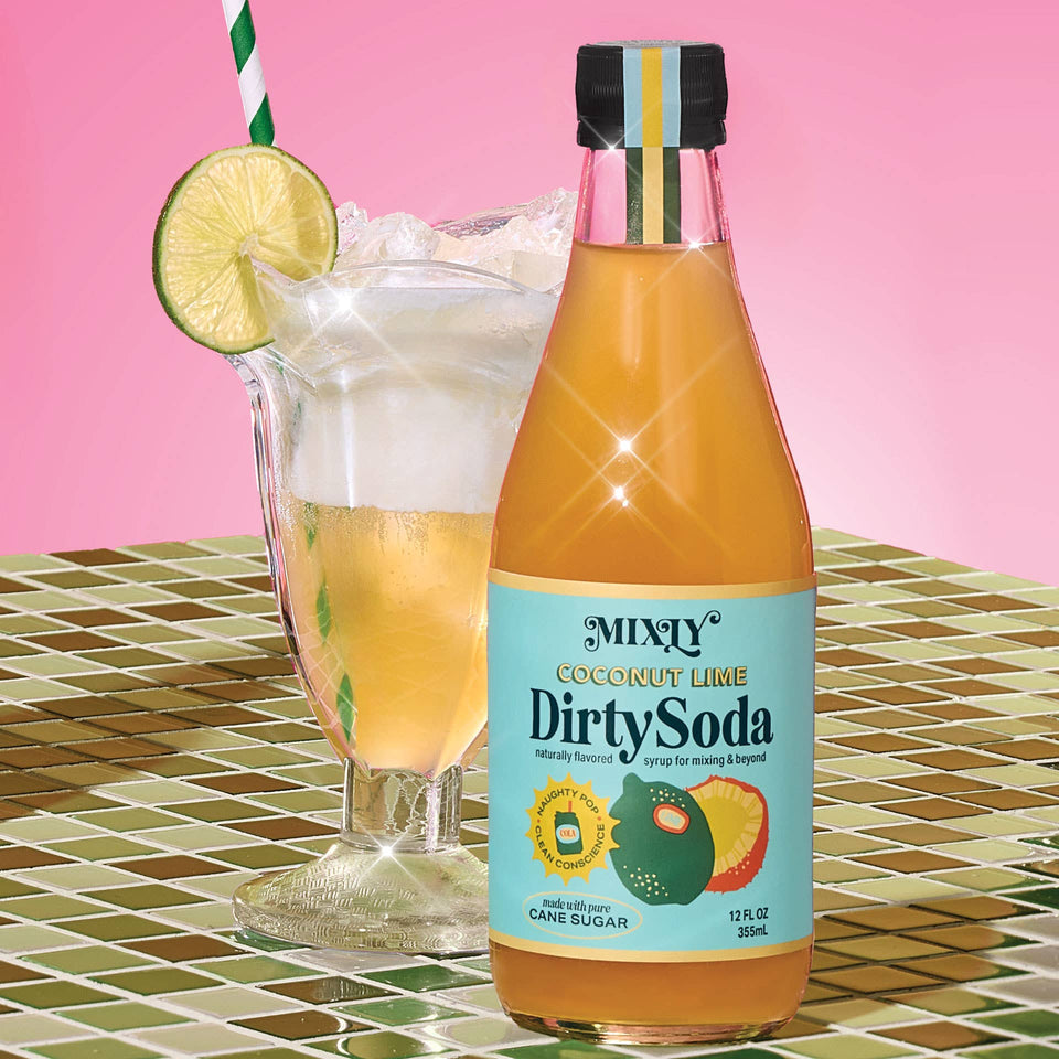 Coconut Lime Dirty Soda Syrup 12 FL OZ