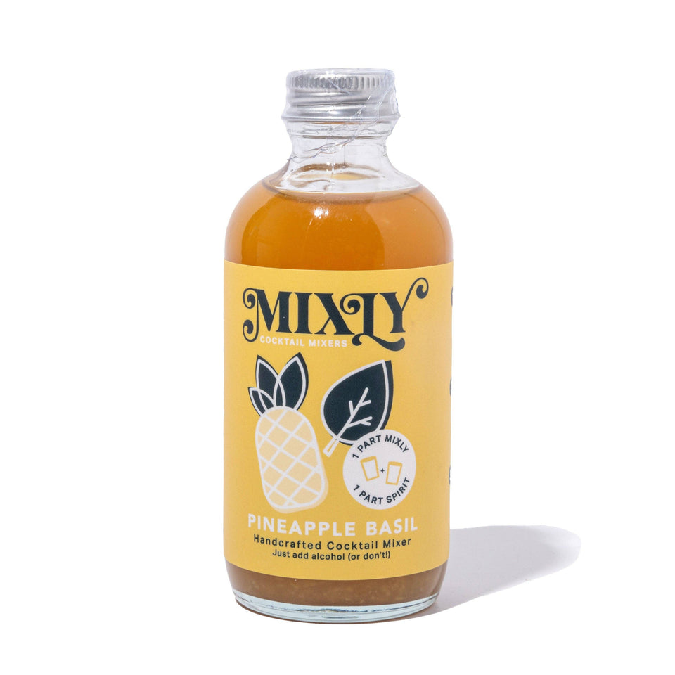 Pineapple Basil 4oz - Cocktail / Mocktail Beverage Mixer