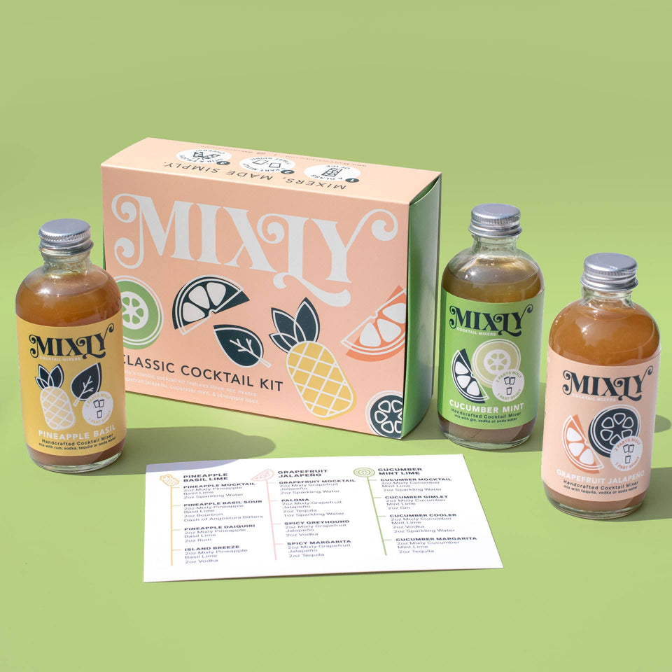 Classic Cocktail / Mocktail Drink Kit & Gift Set