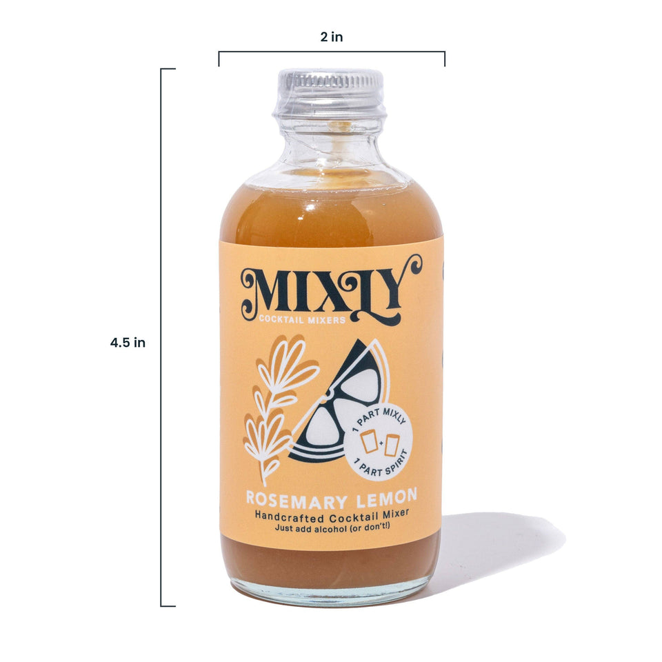 Rosemary Lemon 4oz - Cocktail / Mocktail Beverage Mixer