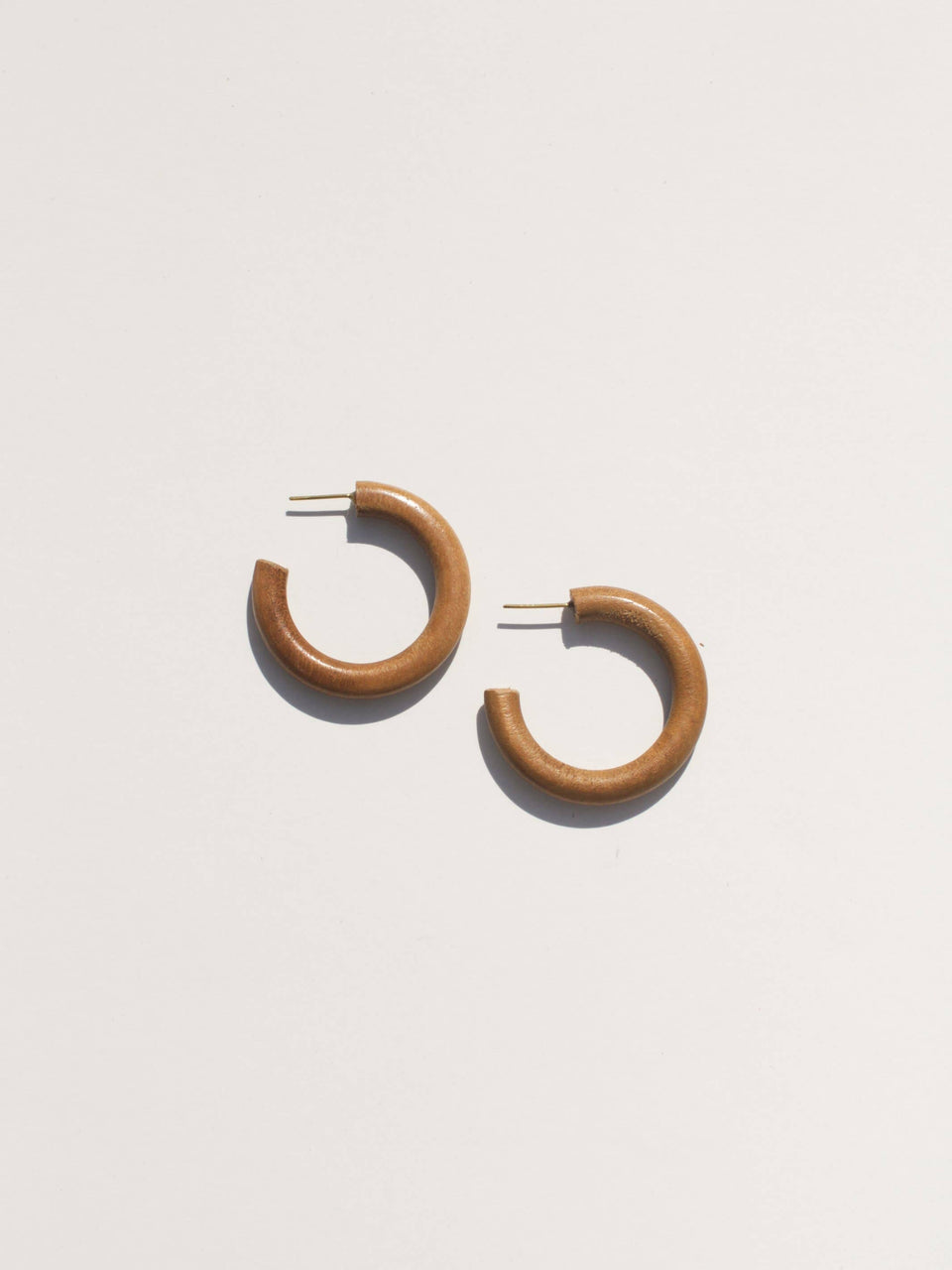 Wood Essential Hoops: Large 2"