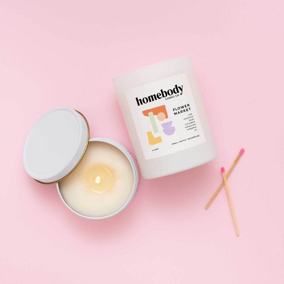 Flower Market • burn + bloom candle ✸ 2026 Spring