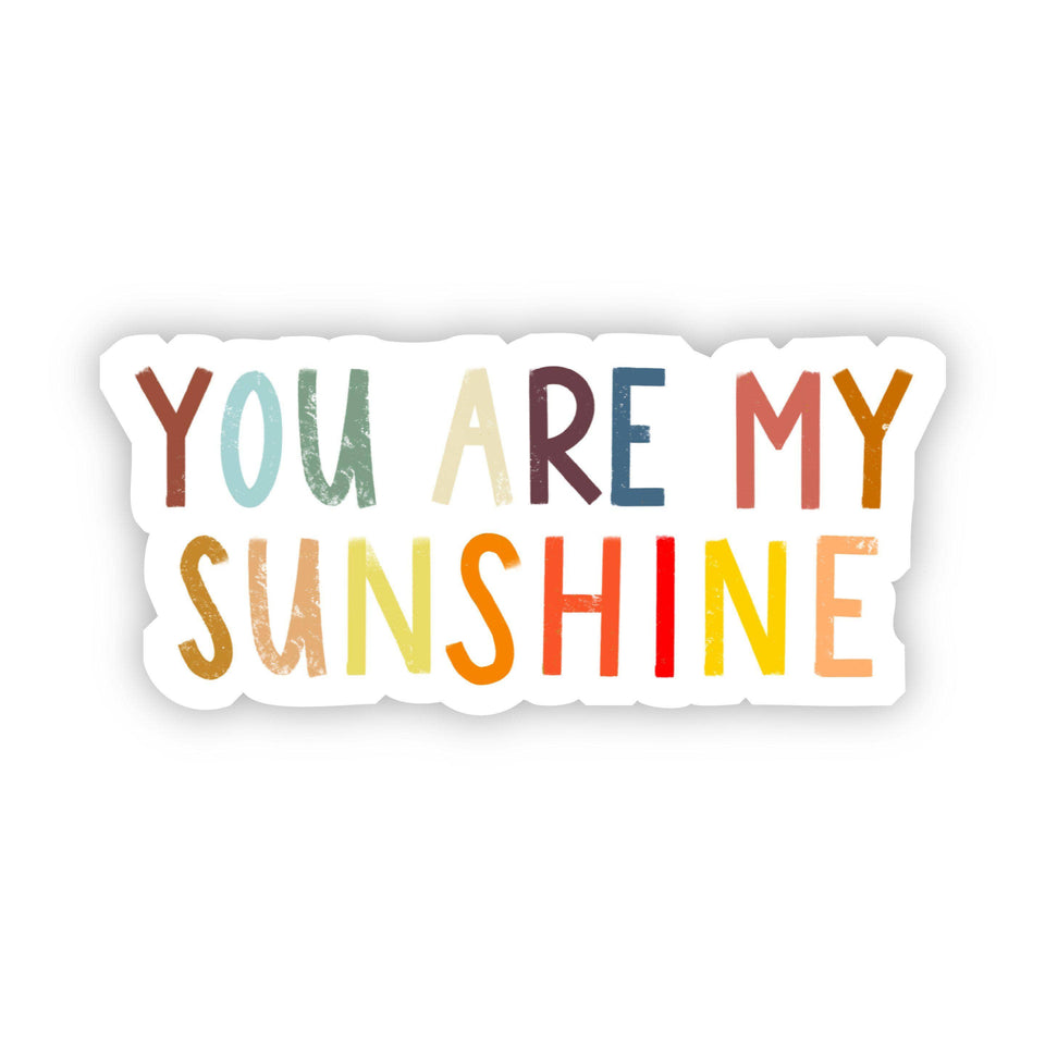 You Are My Sunshine Multicolor Sticker | petite shops