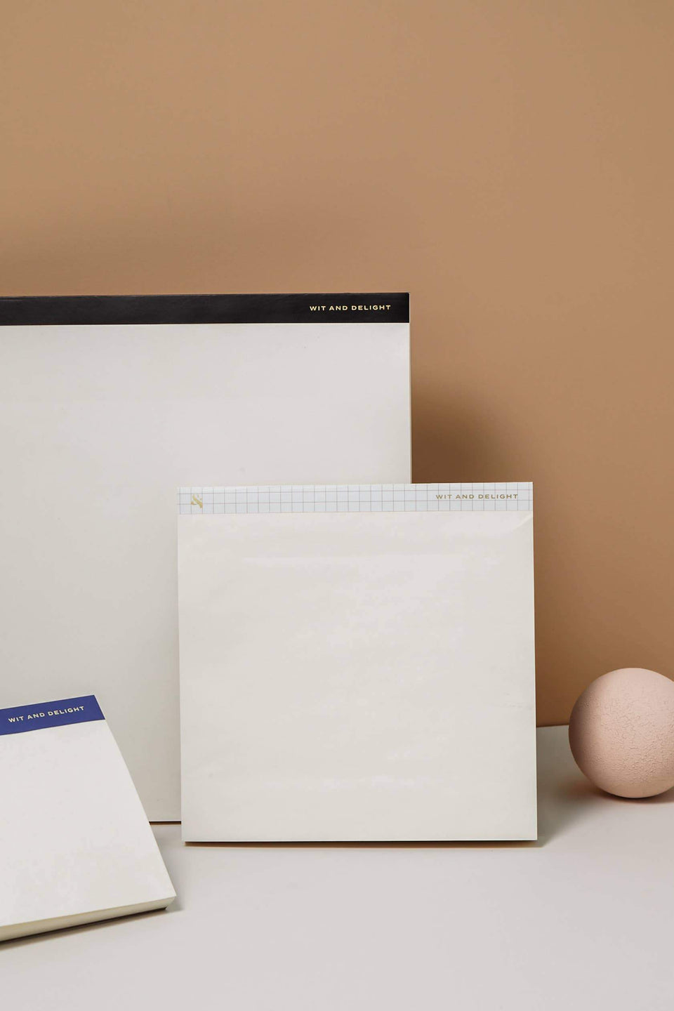 Black Notepad Set Desktop Notepad Set - Black/Grid/Blue petite shops – petite salon & shops