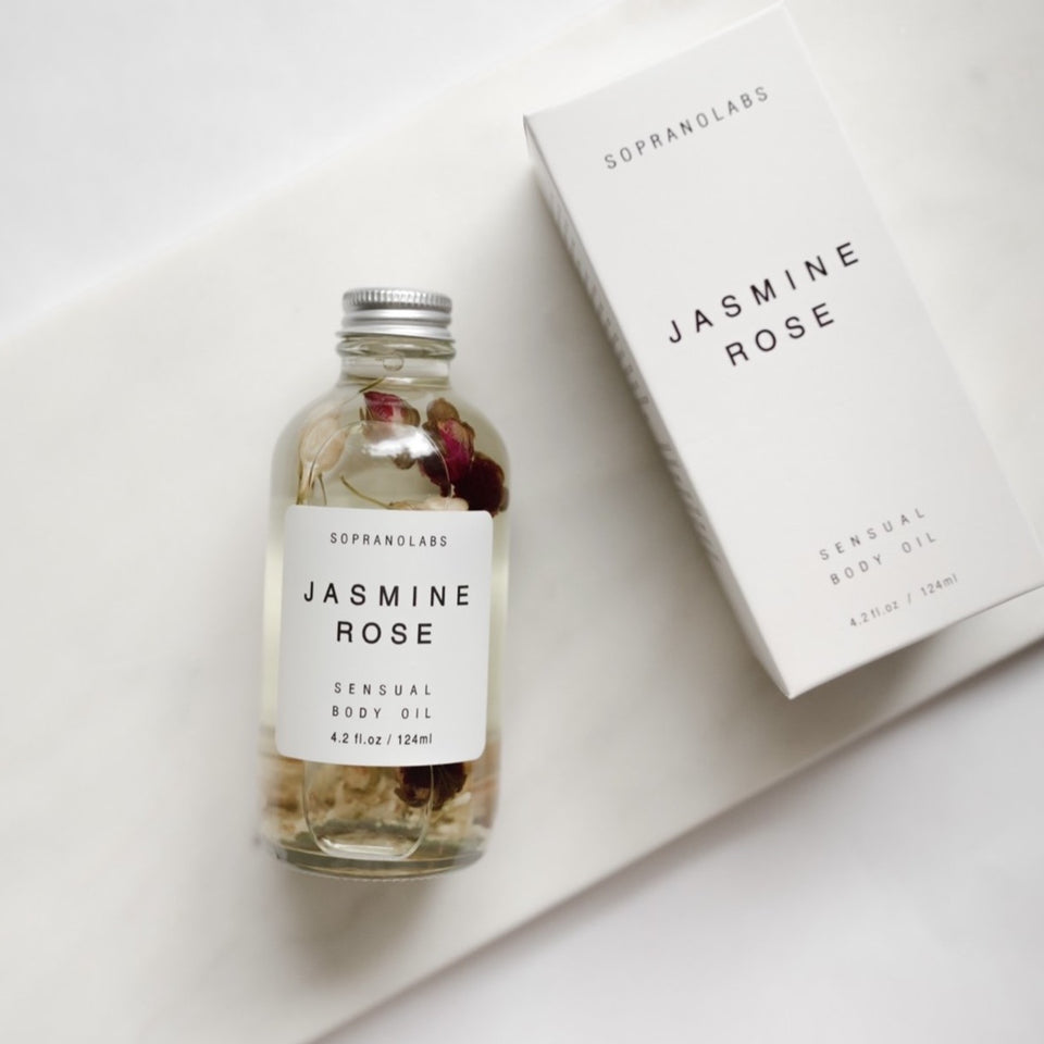 Jasmine & Rose Sensual Body Oil. SPA Gift for her