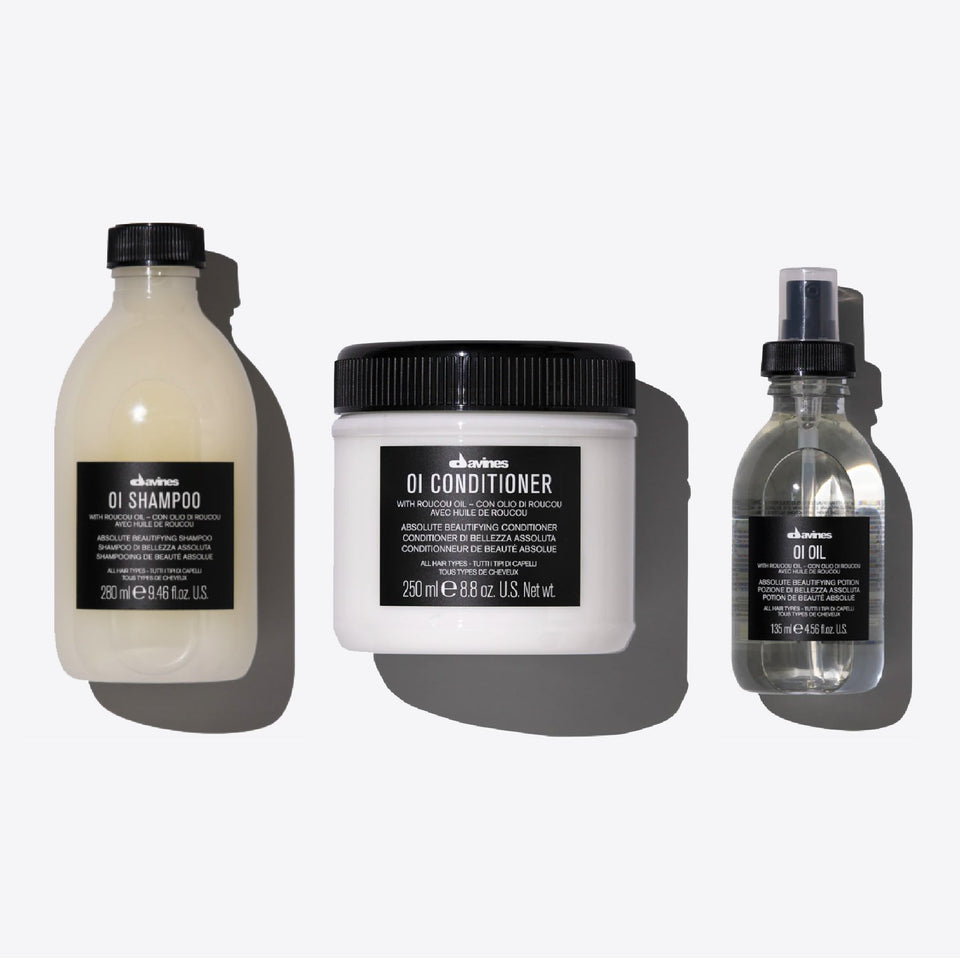 “Dusty Ghosts” Oi Hair Care Set - for Luxe Scents and Shine