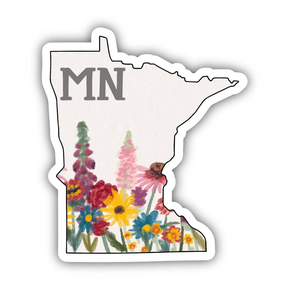 Minnesota Painterly Pattern Sticker | petite shops
